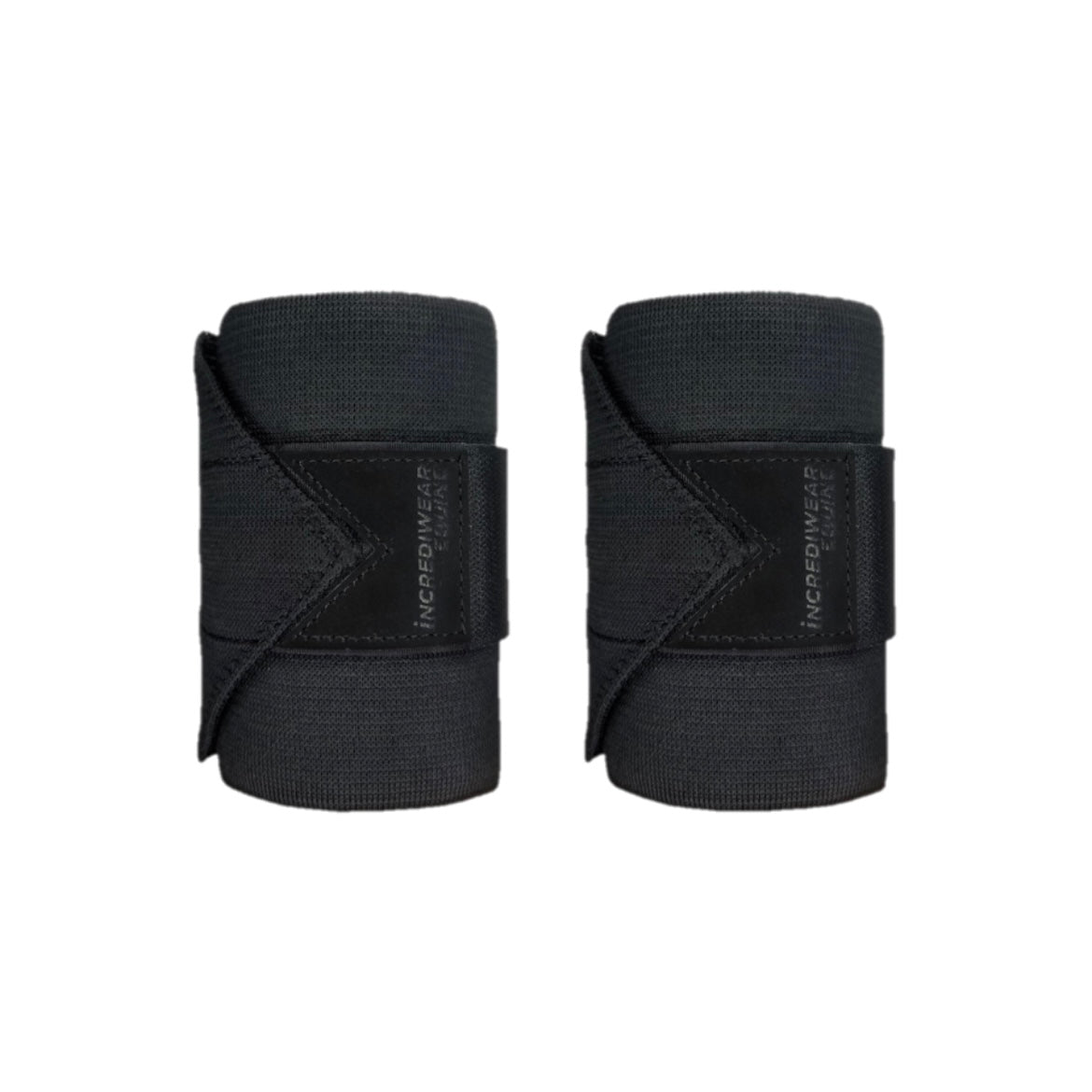 Incrediwear COOLING & CIRCULATION exercise bandages koeling hoeven benen ijs ice pack sokken paard pony pees blessure pezen dierenarts hoefbevangen ontsteking circulatie zwart knieen benen training tijdens trainen koel