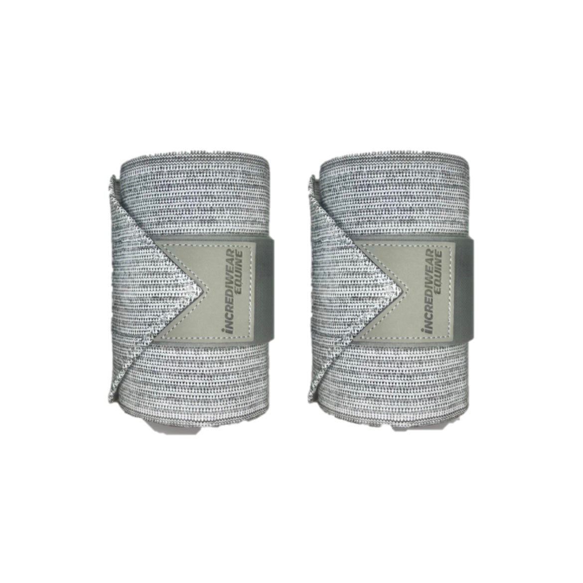 Incrediwear COOLING & CIRCULATION exercise bandages koeling hoeven benen ijs ice pack sokken paard pony pees blessure pezen dierenarts hoefbevangen ontsteking circulatie grijs knieen benen training tijdens trainen koel