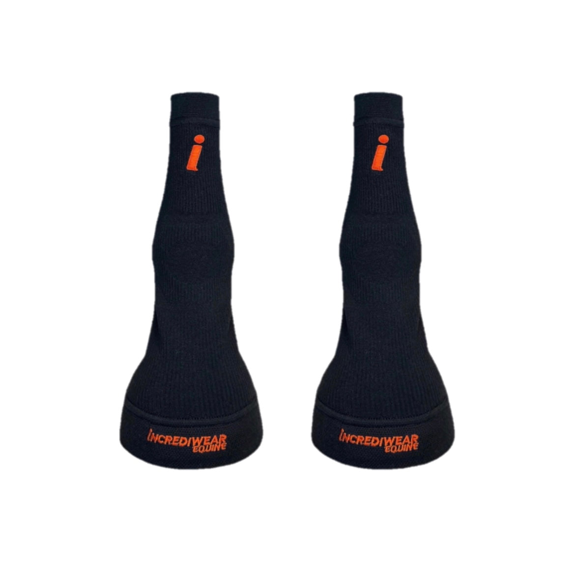 Incrediwear COOLING & CIRCULATION hoofs, hocks & legs koeling hoeven benen ijs ice pack sokken paard pony pees blessure pezen dierenarts hoefbevangen ontsteking circulatie zwart knieen benen