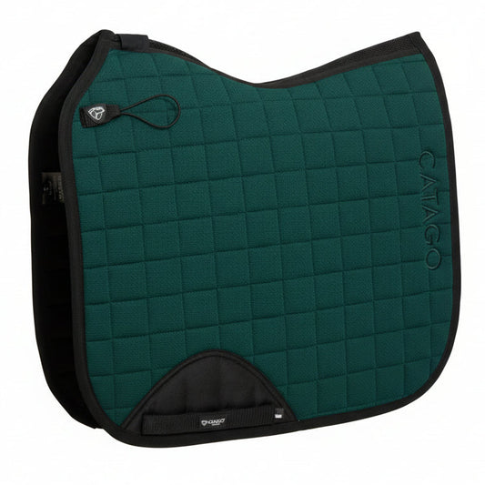 catago fir tech saddle pad green groen dekje dressuur dressage jumping spring veelzijdig