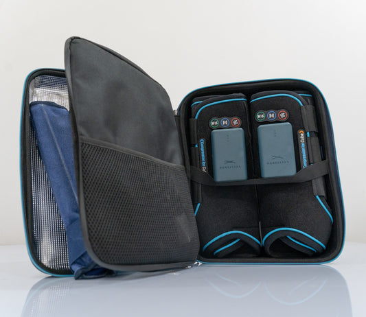 COMPRESSION, PEMF, MAGNETIC, VIBRATION, COOLING and HEAT Therapy boots