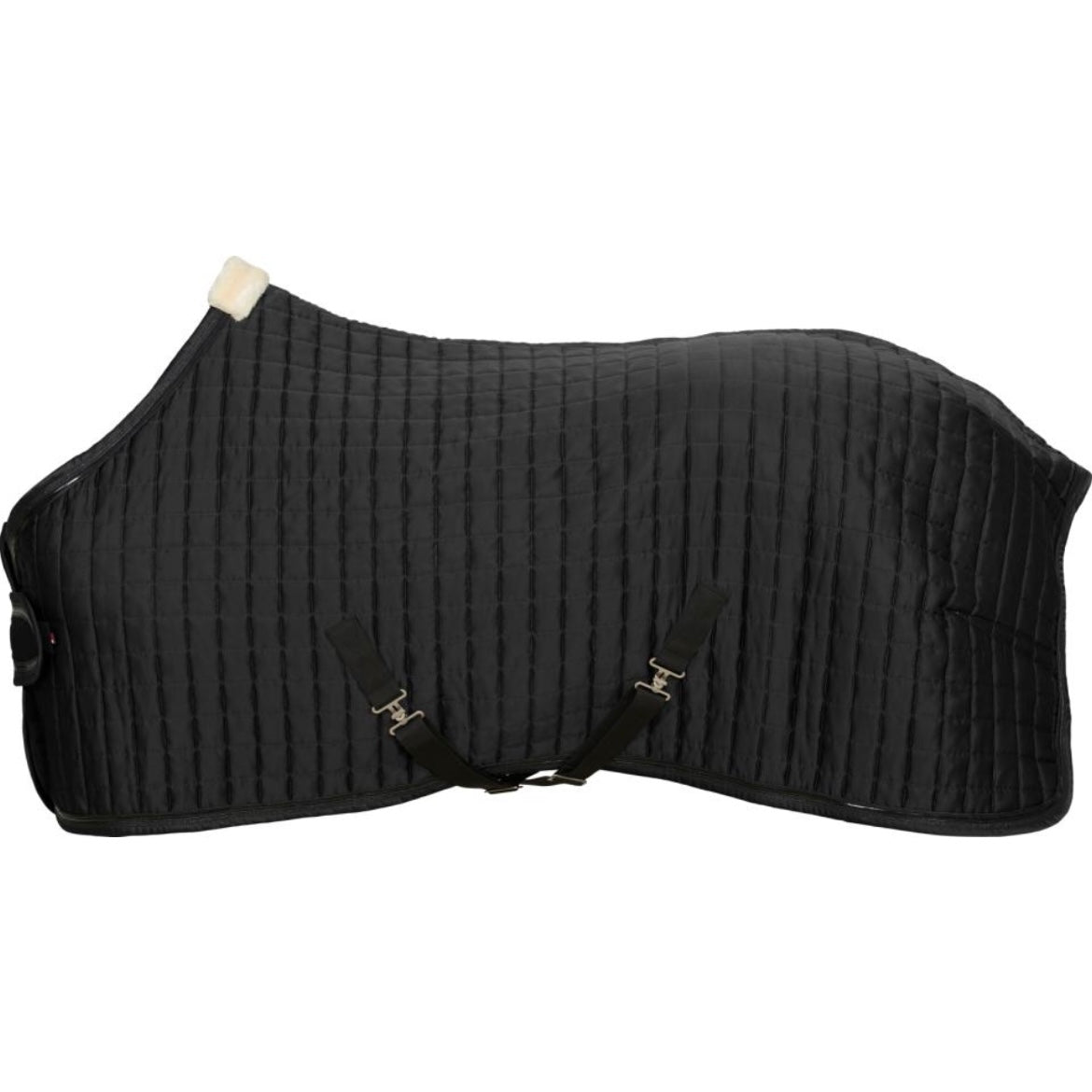 Catago FIR-TECH show rug 100 gram zwart recuptex circulatie lak shine dierenarts rugblessure paard pony magneet magnetisch blessure doorbloeding artrose wedstrijd kentucky bond bont luxe chique 